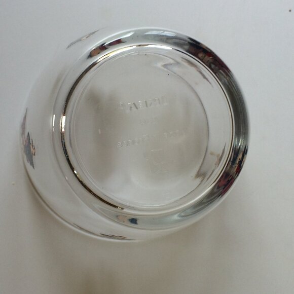 IKEA Christmas Bunny Rabbit w\Gifts Bowl Clear Glass Made in France - Picture 7 of 8